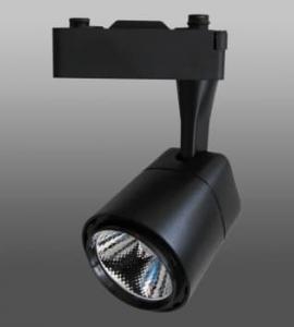Светодиодный трековый светильник LED 10W 114 Black (10W, однофазный, черный корпус)