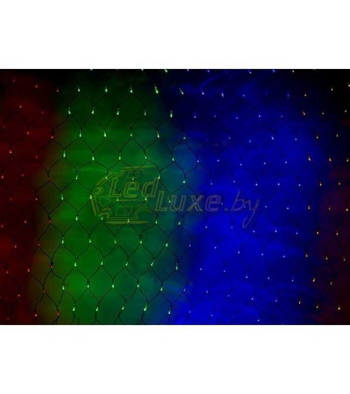 Светодиодная гирлянда Сеть 2х1,5м, RGB 240 LED Артикул: 75437