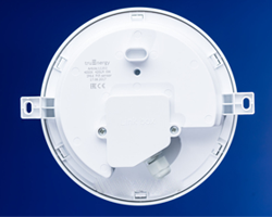 Светильник светодиодный 6 ватт круглый IP64 вид сзади монтаж светильника жкх