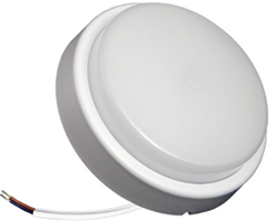 Светильник светодиодный пылевлагозащищенный круглый 12w , 4000 К, IP 54 пластик