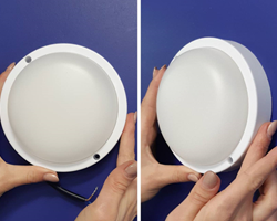 LED светильник влагозащищенный круглый 12w IP 54 12 ватт