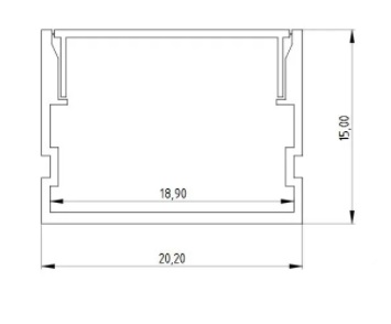 Купить накладной профиль для светодиодной ленты в Минске!